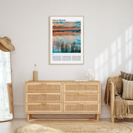 Folly Beach Travel Color Poster