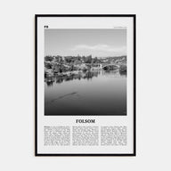 Folsom Travel B&W Poster