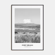 Fort Bragg Portrait B&W Poster