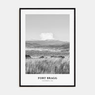 Fort Bragg Portrait B&W Poster