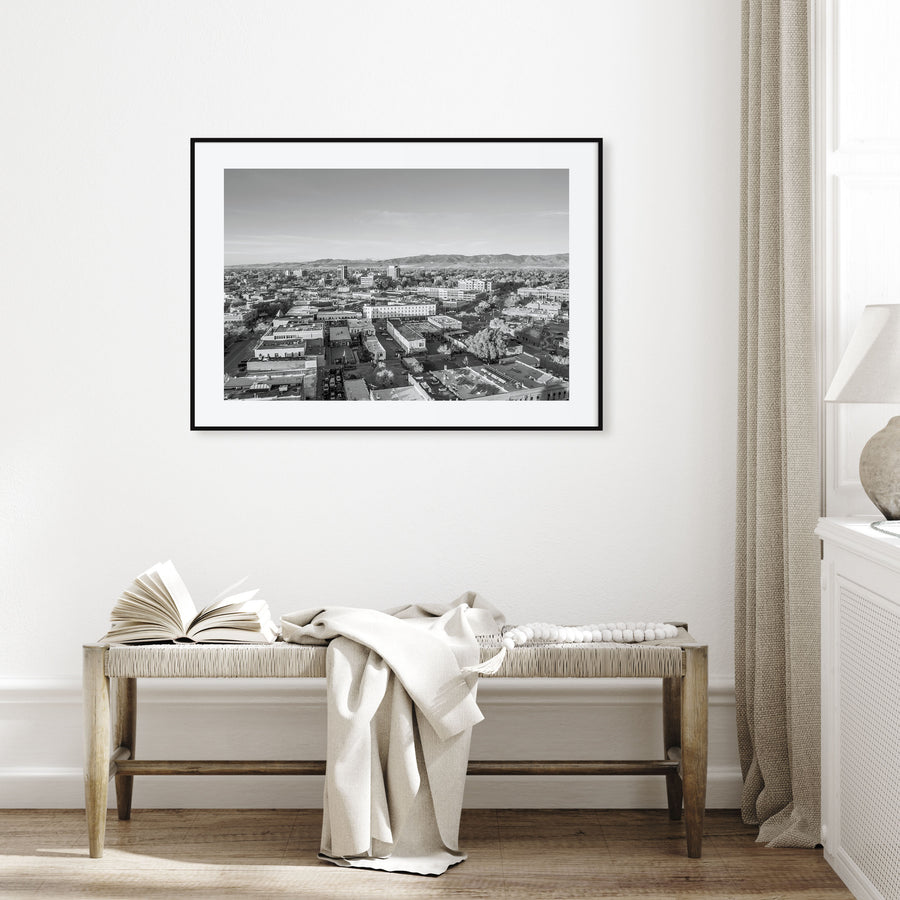 Fort Collins Landscape B&W Poster