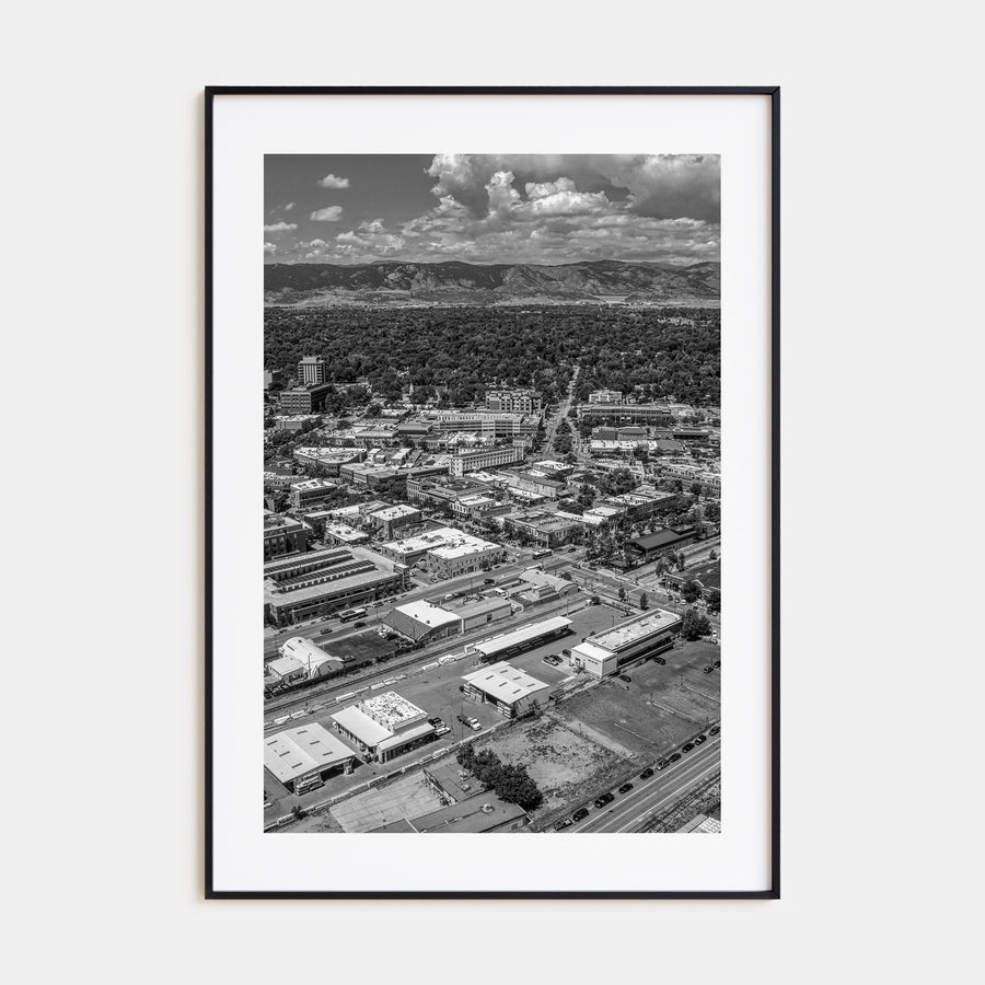 Fort Collins Photo B&W Poster