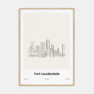 Fort Lauderdale Drawn Poster