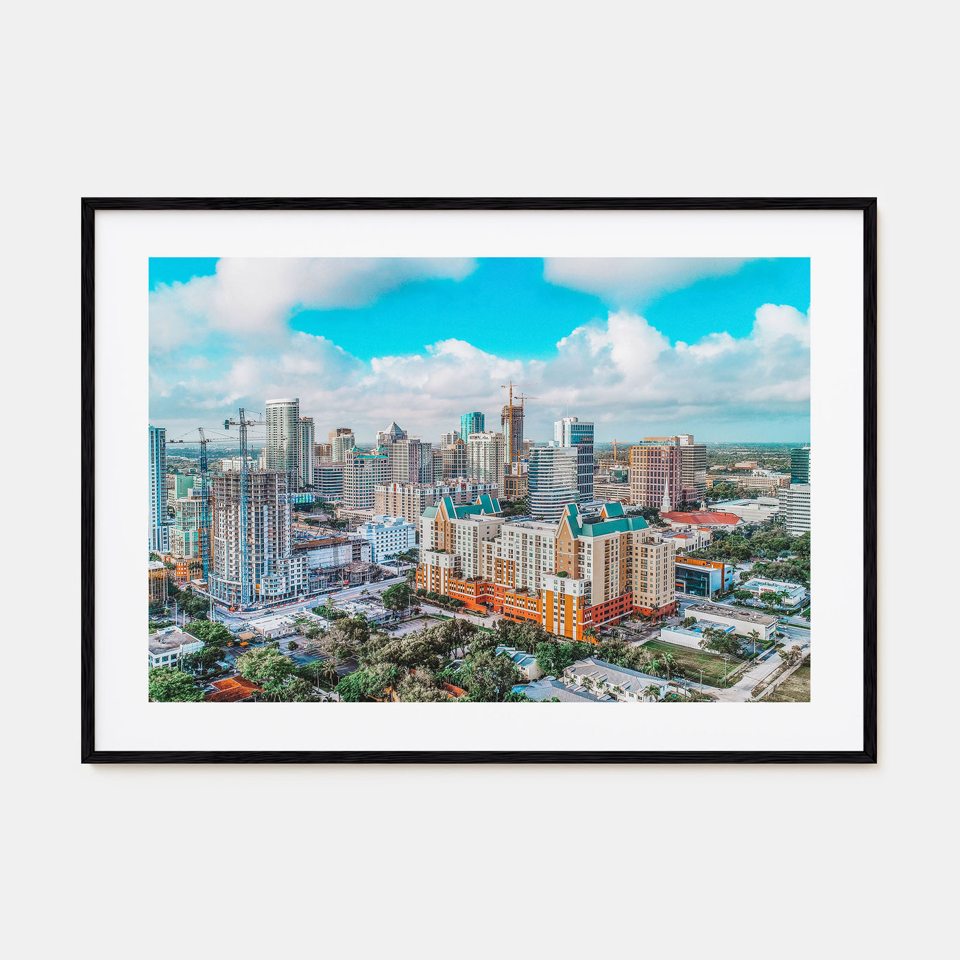 Fort Lauderdale Landscape Color Poster