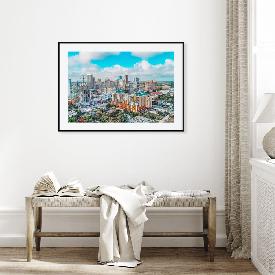 Fort Lauderdale Landscape Color Poster