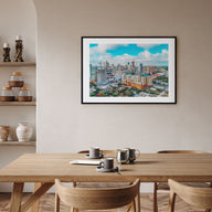 Fort Lauderdale Landscape Color Poster