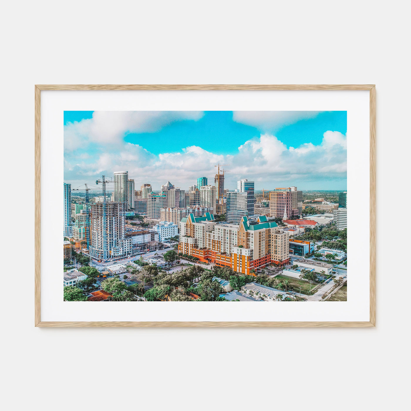 Fort Lauderdale Landscape Color Poster