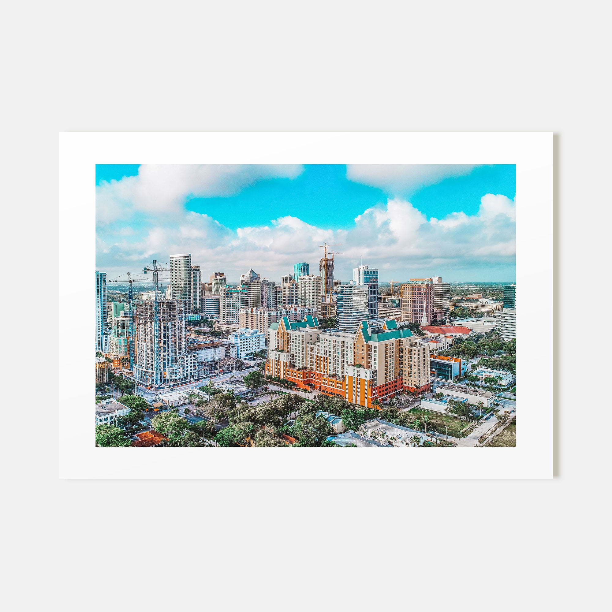 Fort Lauderdale Landscape Color Poster
