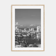 Fort Lauderdale Photo B&W No 1 Poster