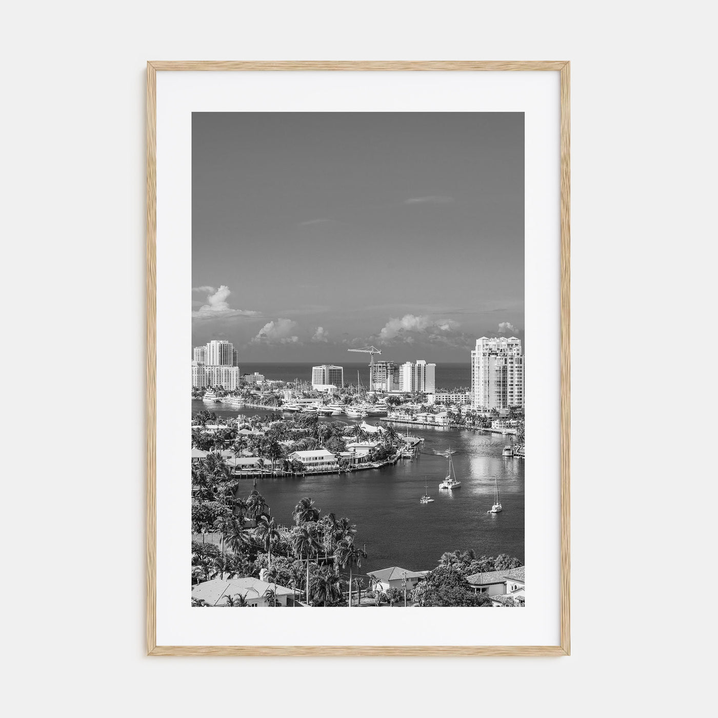 Fort Lauderdale Photo B&W No 1 Poster