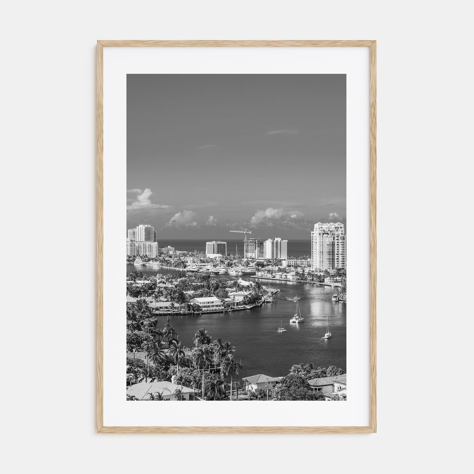 Fort Lauderdale Photo B&W No 1 Poster