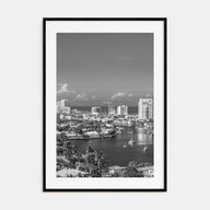 Fort Lauderdale Photo B&W No 1 Poster