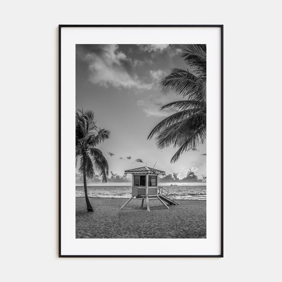 Fort Lauderdale Photo B&W No 2 Poster