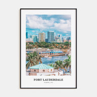 Fort Lauderdale Portrait Color Poster