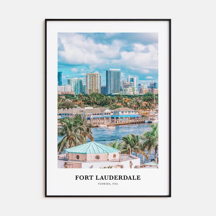 Fort Lauderdale Portrait Color Poster
