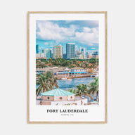 Fort Lauderdale Portrait Color Poster