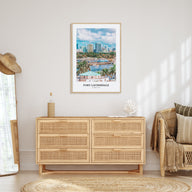 Fort Lauderdale Portrait Color Poster