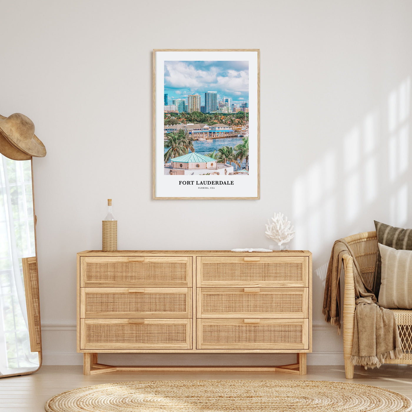 Fort Lauderdale Portrait Color Poster