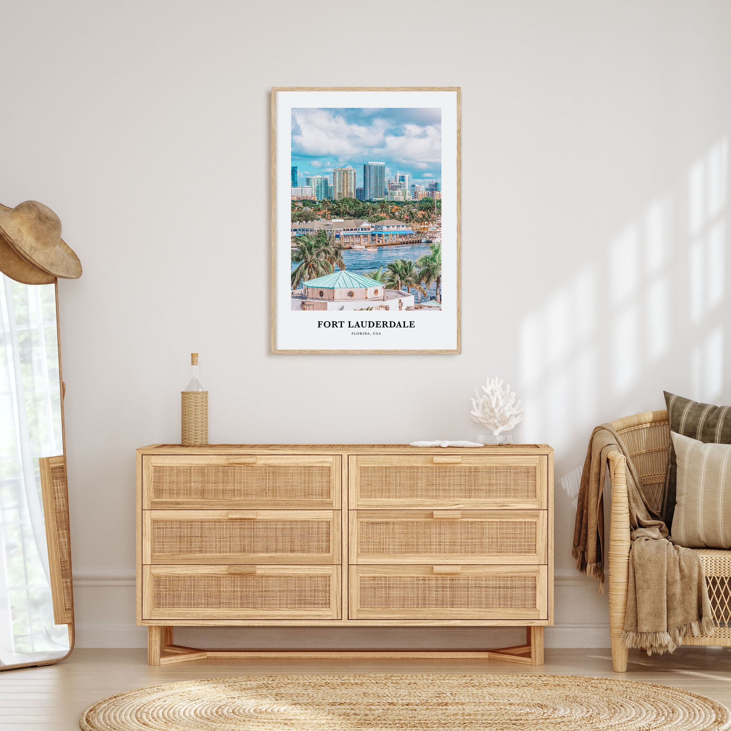 Fort Lauderdale Portrait Color Poster