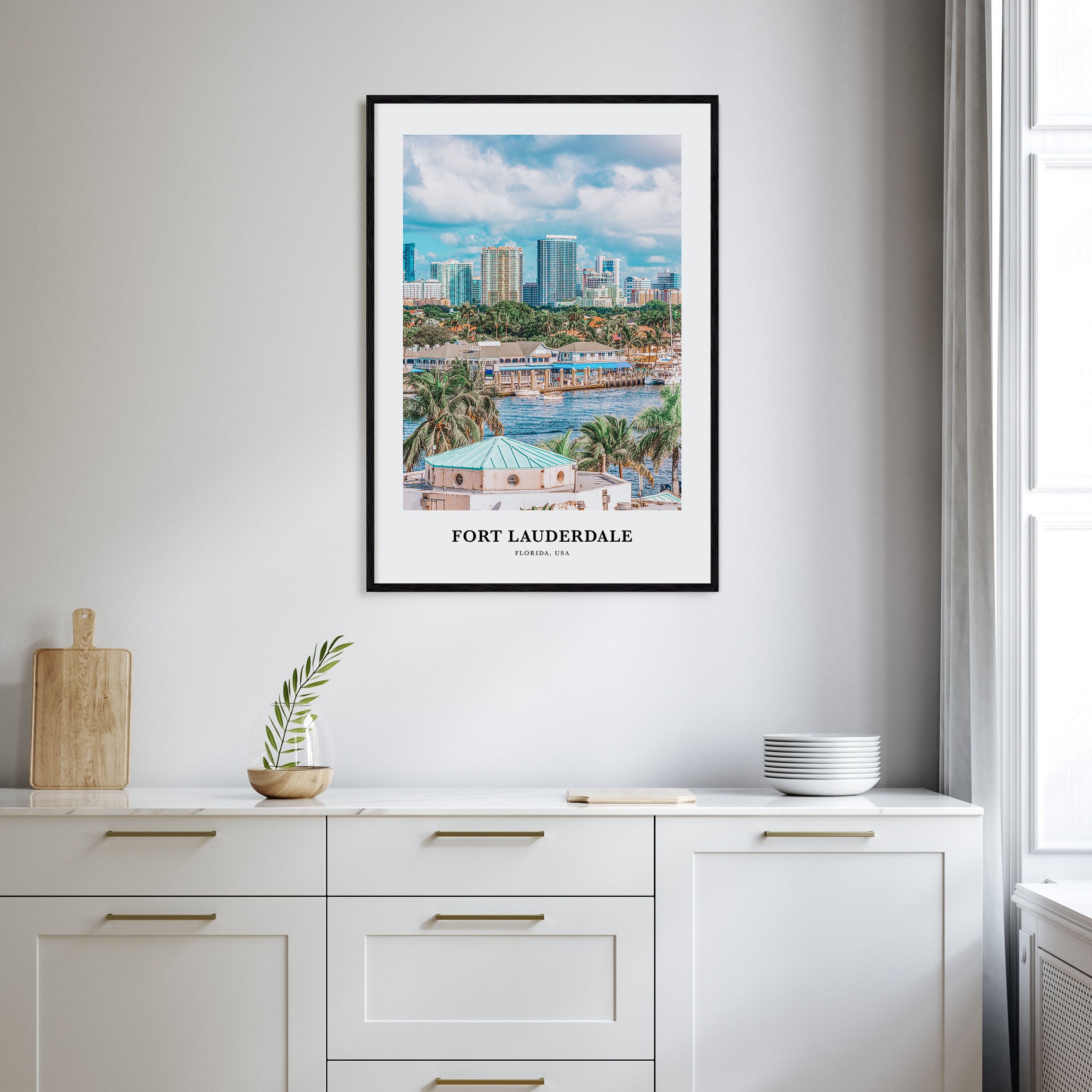 Fort Lauderdale Portrait Color Poster