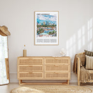 Fort Lauderdale Travel Color Poster