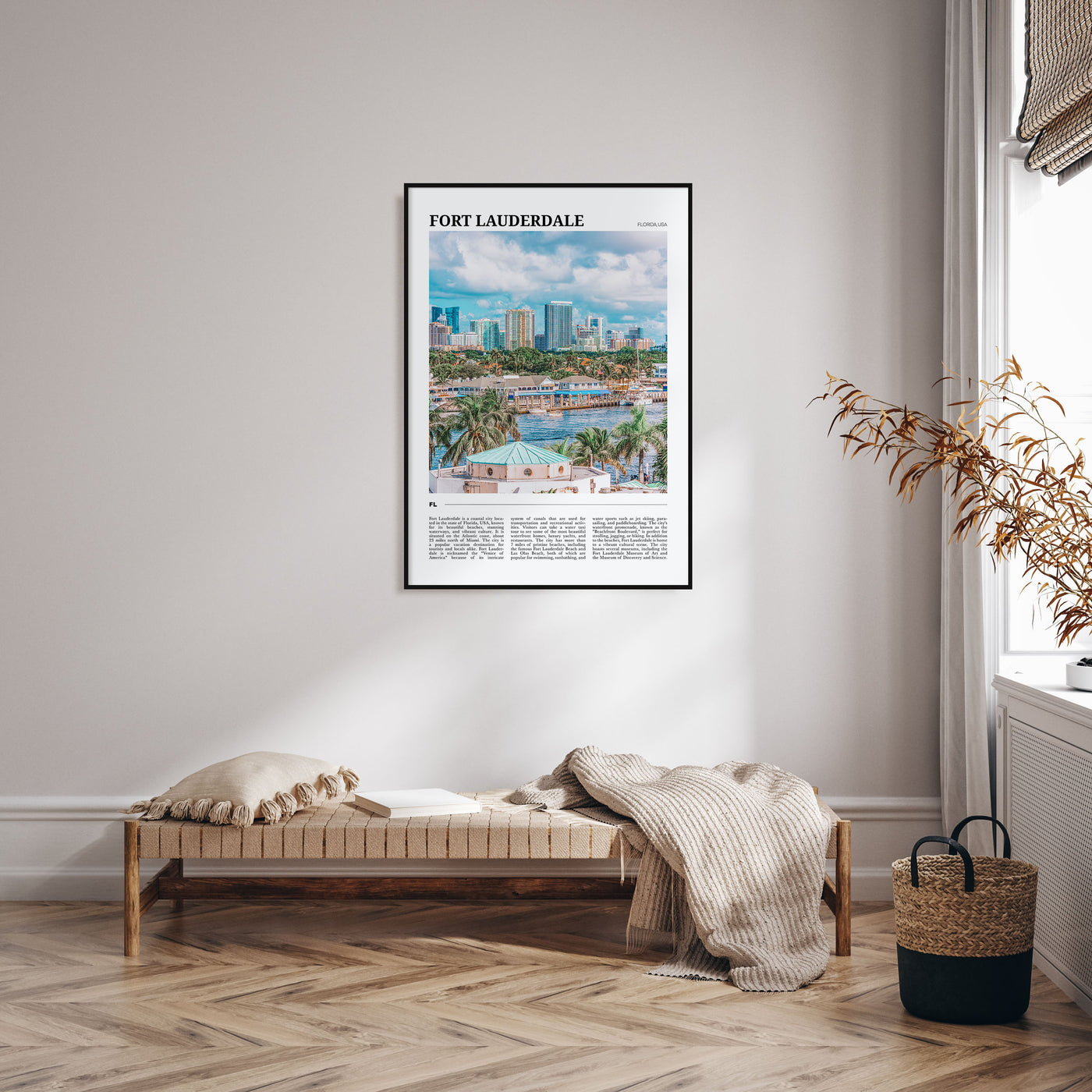 Fort Lauderdale Travel Color Poster
