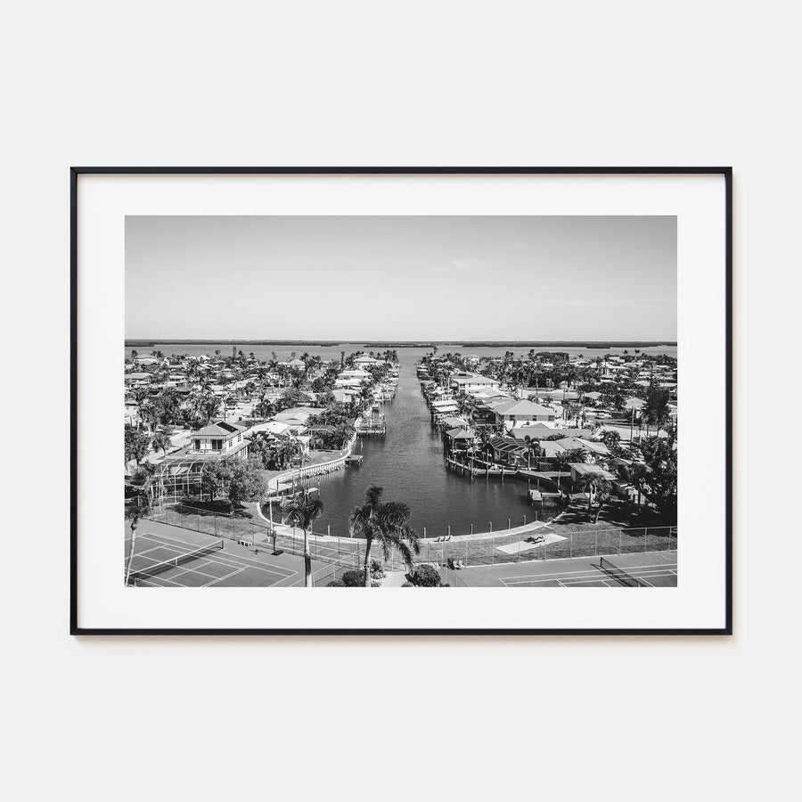 Fort Myers Landscape B&W Poster