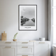 Fort Myers Portrait B&W Poster