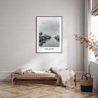 Fort Myers Portrait B&W Poster