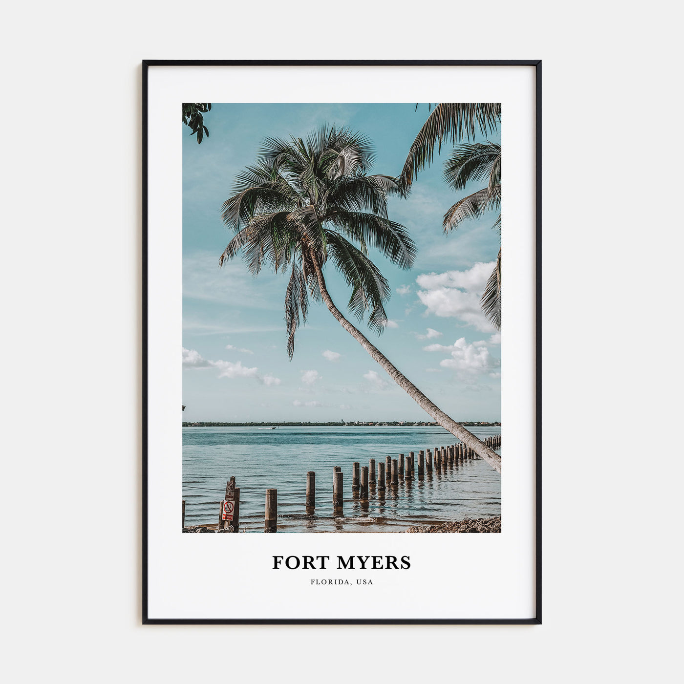 Fort Myers Portrait Color Poster