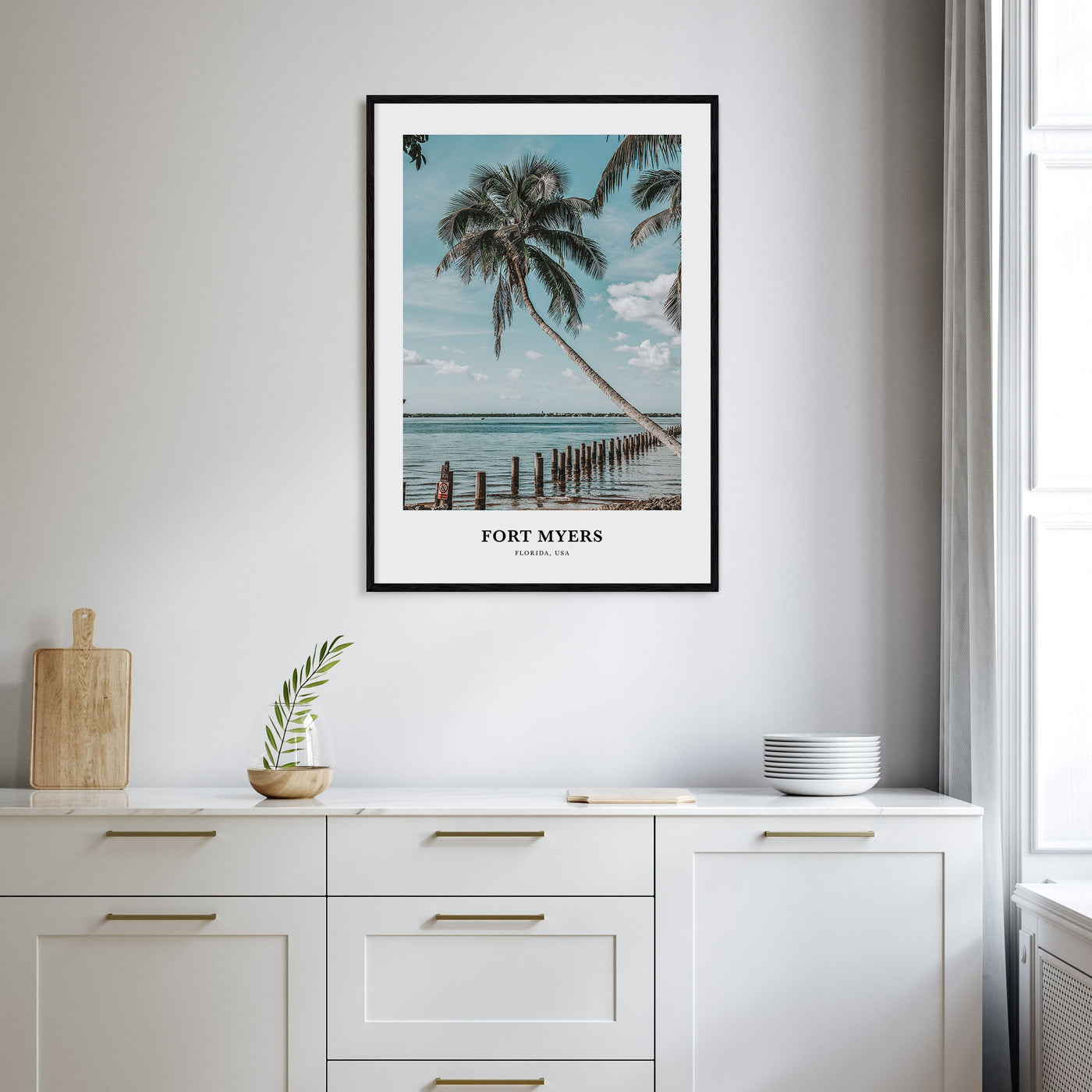 Fort Myers Portrait Color Poster