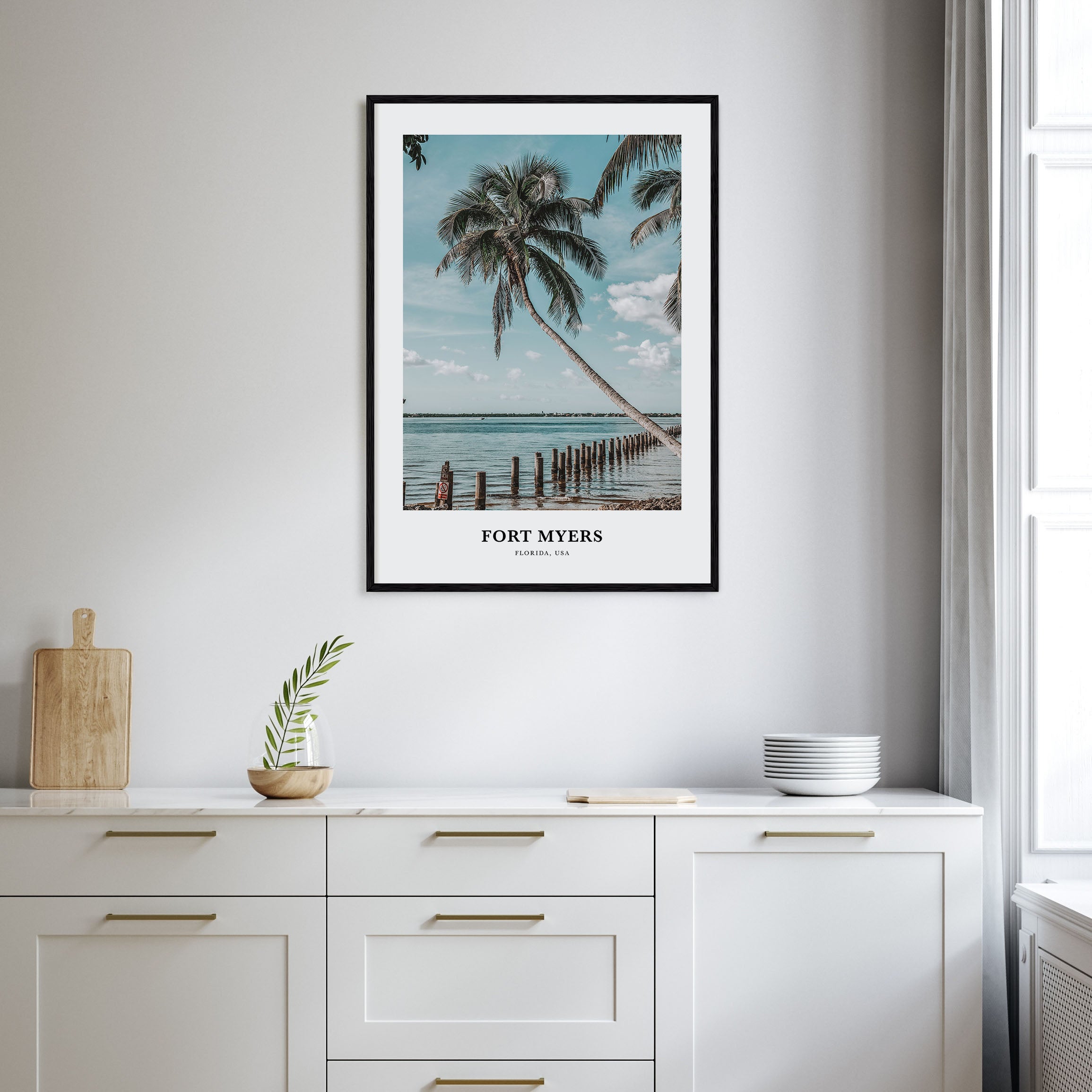 Fort Myers Portrait Color Poster