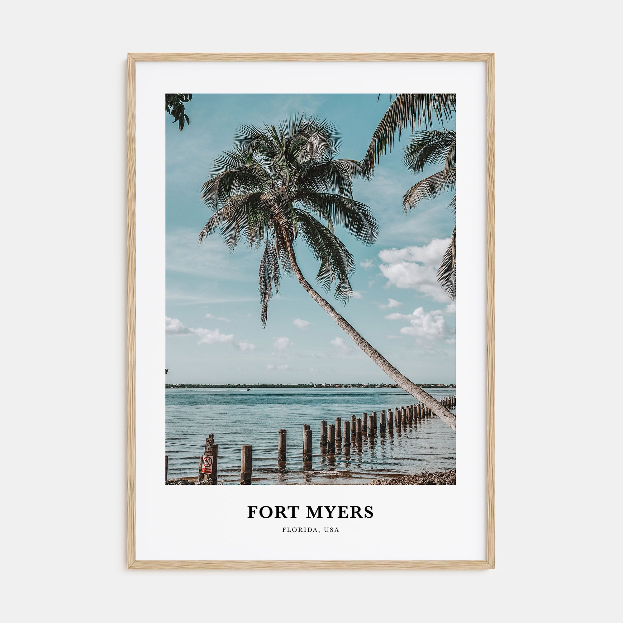 Fort Myers Portrait Color Poster