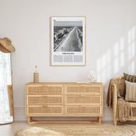 Fort Walton Travel B&W No 1 Poster