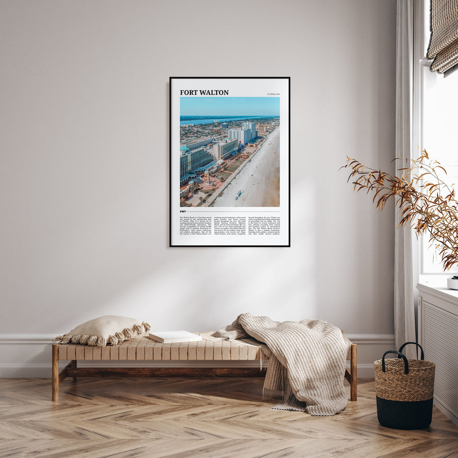 Fort Walton Travel Color Poster