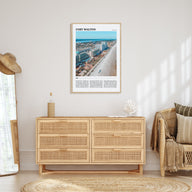 Fort Walton Travel Color Poster