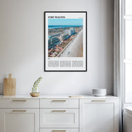 Fort Walton Travel Color Poster