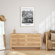 Fort Wayne Portrait B&W No 2 Poster