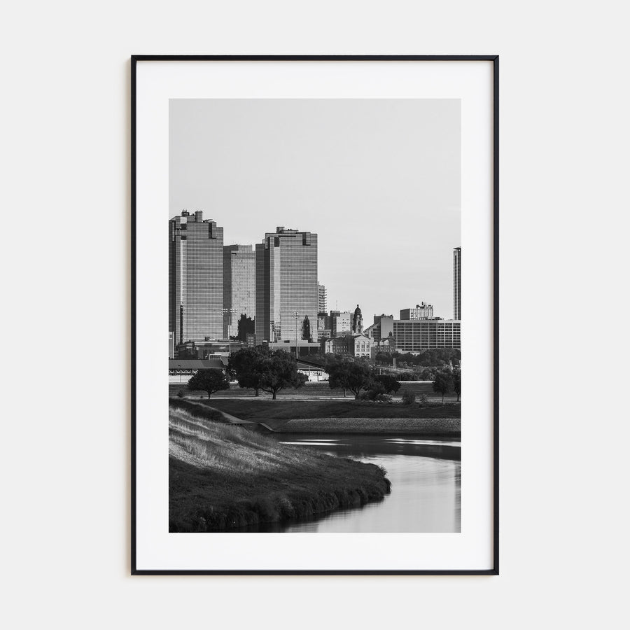Fort Worth Photo B&W No 1 Poster