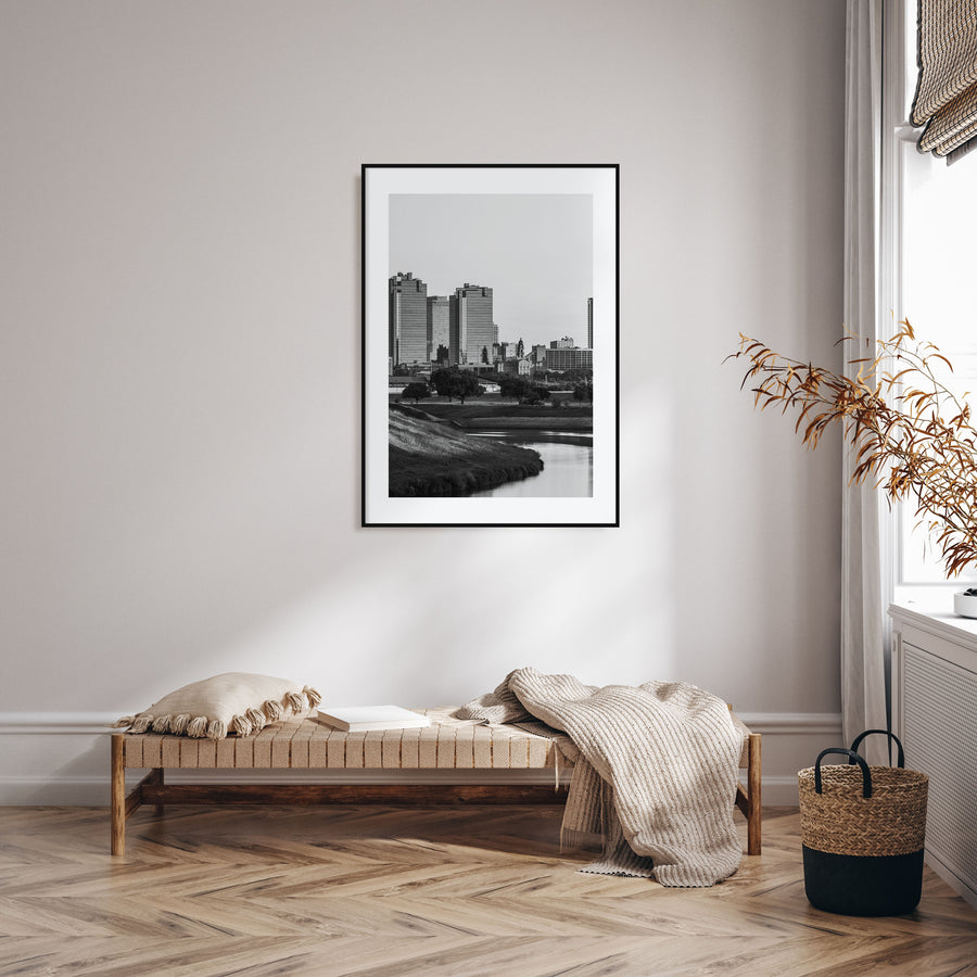 Fort Worth Photo B&W No 1 Poster