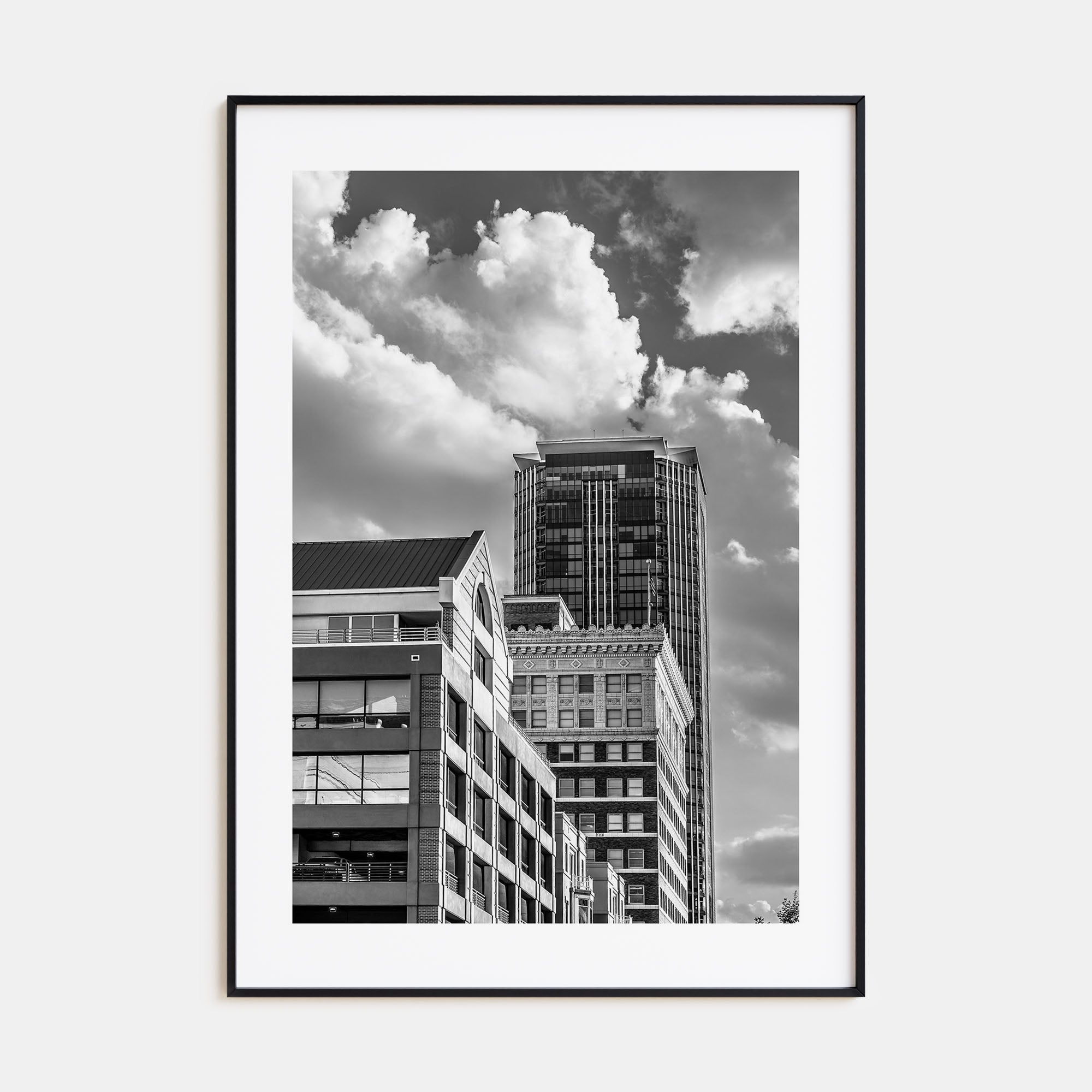 Fort Worth Photo B&W No 2 Poster