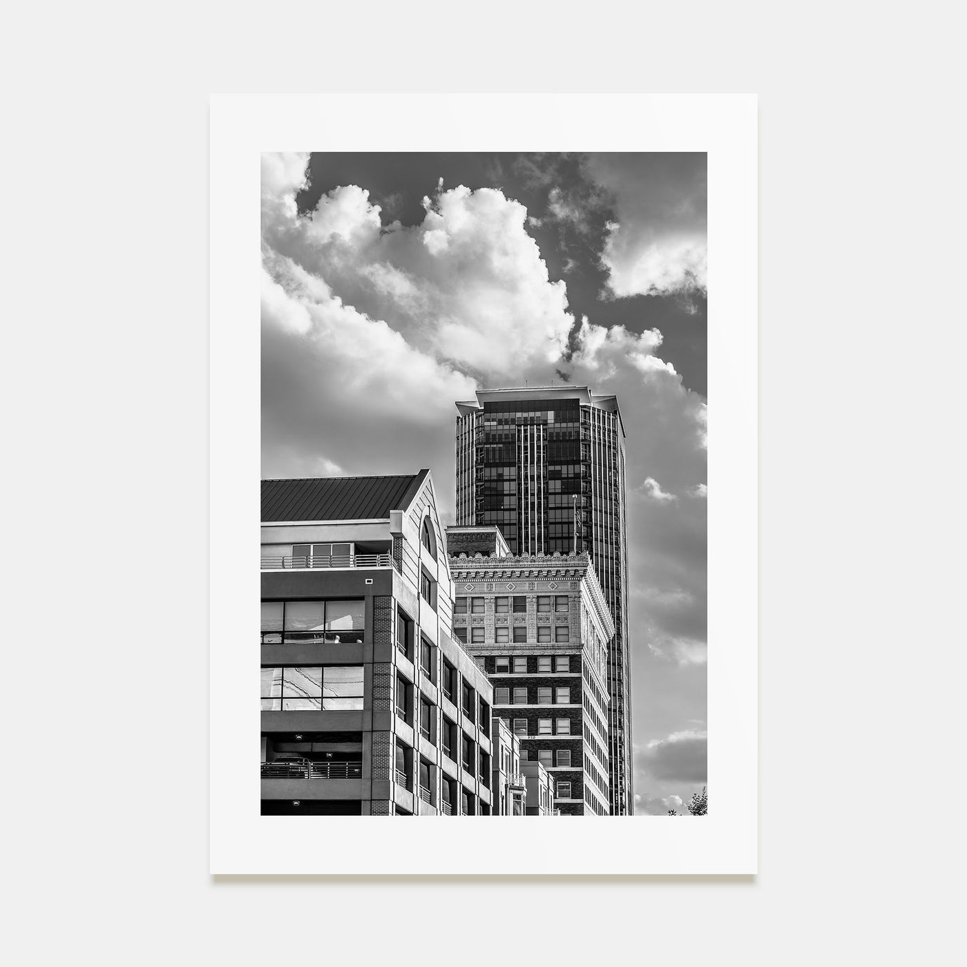 Fort Worth Photo B&W No 2 Poster