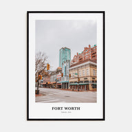 Fort Worth Portrait Color No 1 Poster