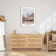 Fort Worth Portrait Color No 1 Poster