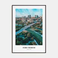 Fort Worth Portrait Color No 2 Poster