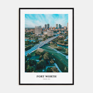 Fort Worth Portrait Color No 2 Poster