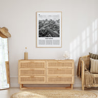 Fort Worth Travel B&W No 1 Poster
