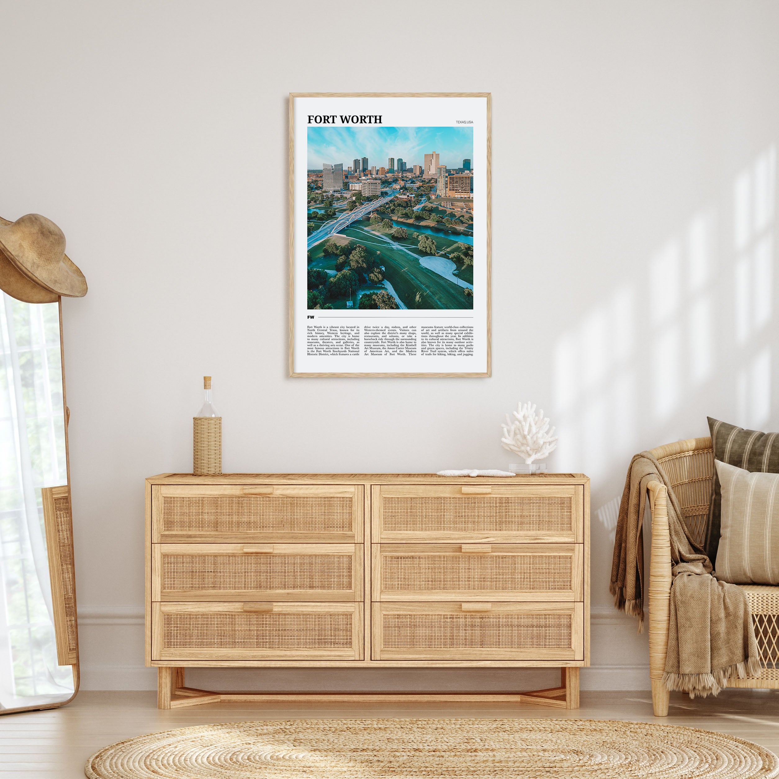 Fort Worth Travel Color No 2 Poster