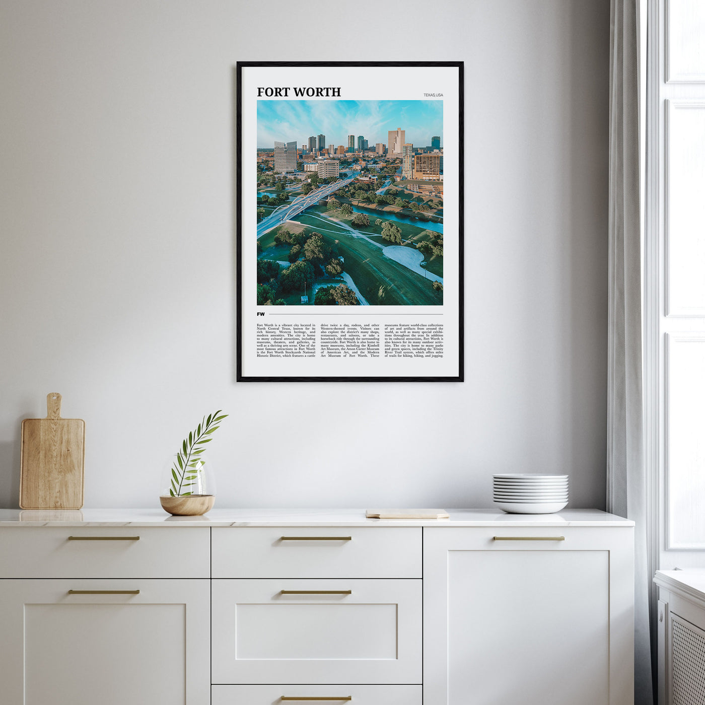 Fort Worth Travel Color No 2 Poster