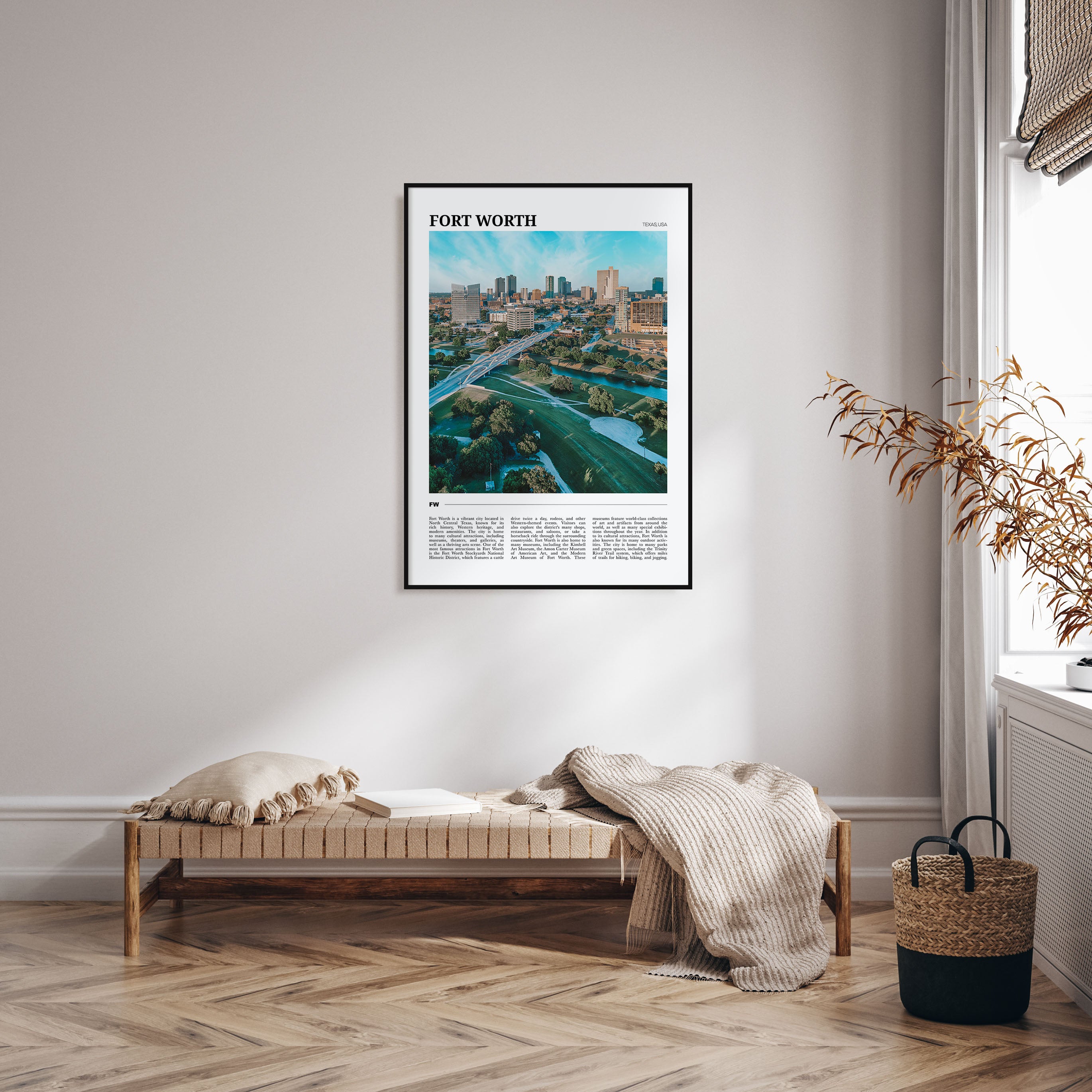 Fort Worth Travel Color No 2 Poster